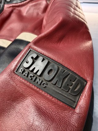 Chaqueta de motorista y pantalon a juego SMOKED SALMON RACING talla M