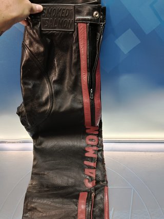 Chaqueta de motorista y pantalon a juego SMOKED SALMON RACING talla M