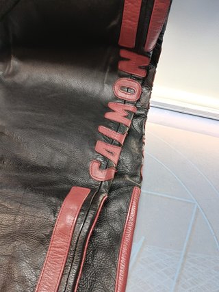 Chaqueta de motorista y pantalon a juego SMOKED SALMON RACING talla M