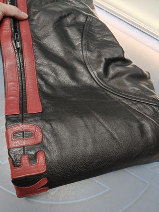 Chaqueta de motorista y pantalon a juego SMOKED SALMON RACING talla M