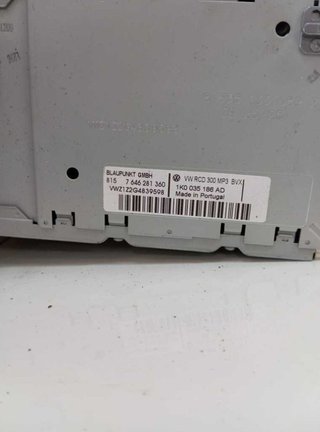 Volkswagen 1k0035186ad sistema audio golf v 43886