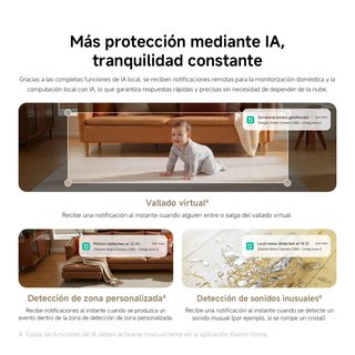 Xiaomi C302 cámara interior 3MP WiFi 6 360° visión