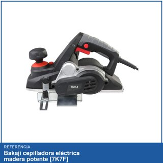 Bakaji cepilladora eléctrica madera potente [7K7F]