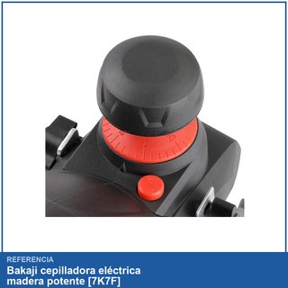 Bakaji cepilladora eléctrica madera potente [7K7F]