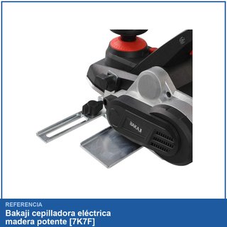 Bakaji cepilladora eléctrica madera potente [7K7F]