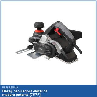 Bakaji cepilladora eléctrica madera potente [7K7F]