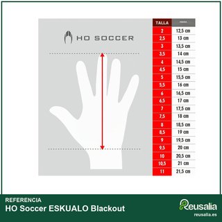HO Soccer ESKUALO guantes portero látex