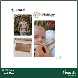 Jané Dual mochila portabebé ergonómica acolchada