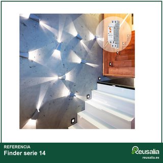 Finder serie 14 automático escalera 16A