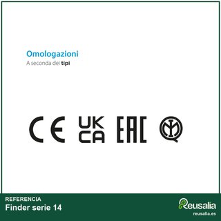 Finder serie 14 automático escalera 16A