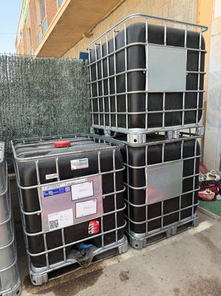 Depósito 1000L IBC Contenedor Agua
