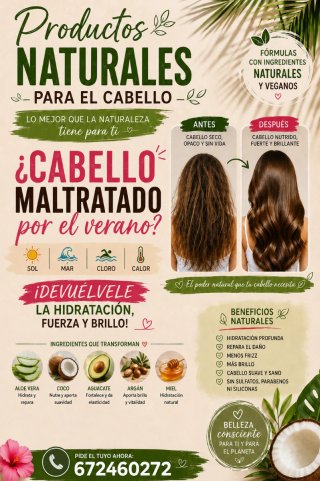 Productos Naturales para Cabello
