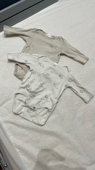 Lote 6 bodies ropa bebé Zara estampados 0-3 meses