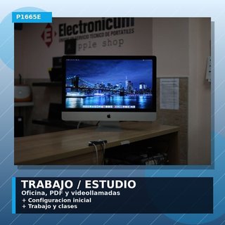 iMac 27 2019 i5 3.7 8GB RAM Radeon Pro 580X 8GB Trabajo estudio