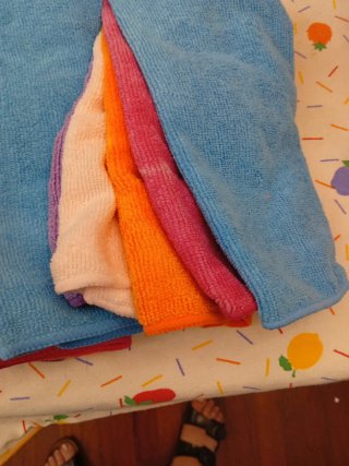 20 Panni Microfibra Arcobaleno