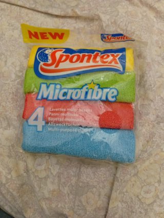 Panni Microfibra Spontex e Arcasa Multiuso