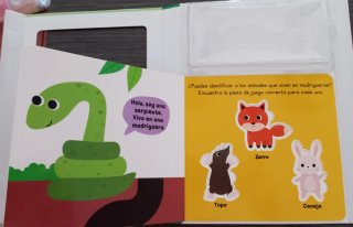 Libro encajables Aprende sobre los animales