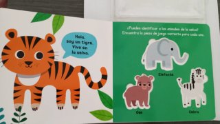Libro encajables Aprende sobre los animales