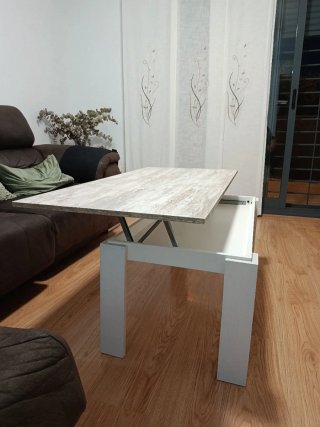 Mesa de centro elevable