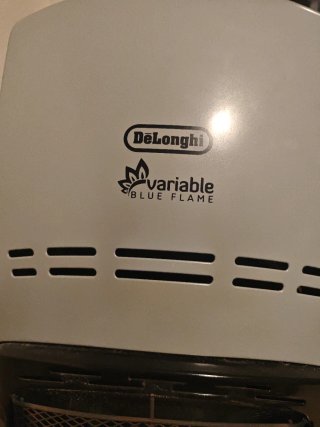 Estufa DeLonghi Blue Flame con termostato