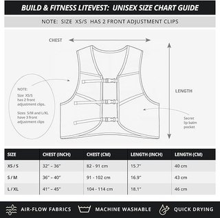 Build & Fitness Chaleco running talla L 2 botellas