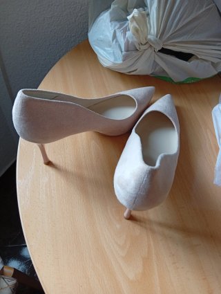 Zapatos de tacón morados talla 43