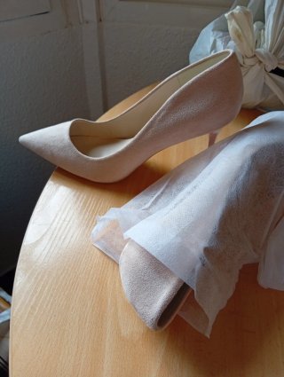 Zapatos de tacón morados talla 43