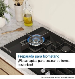 Placa de gas Bosch 75cm Negra
