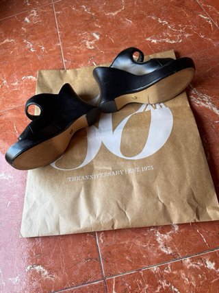 Sandalias Zara Piel Plataforma