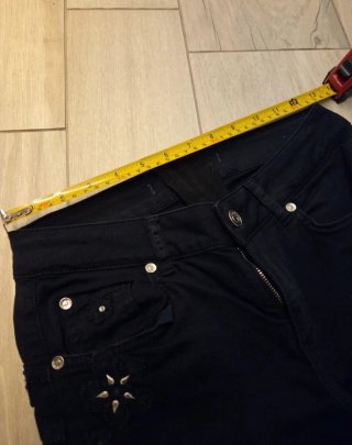 Pantaloni Liu Jo ricamati neri