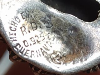 Rafael Domínguez - Botón Plata 925 Charro - 2.5cm