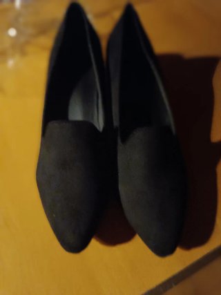 Zapatos negros de mujer talla 40 tacón bajo