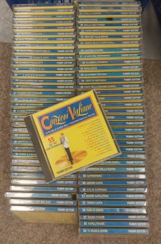 Lotto 73 CD Canzoni Italiane Fabbri Editori