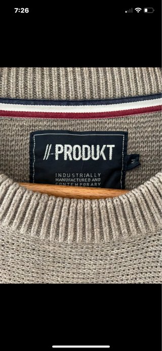 Jersey Podrukt Hombre Beige