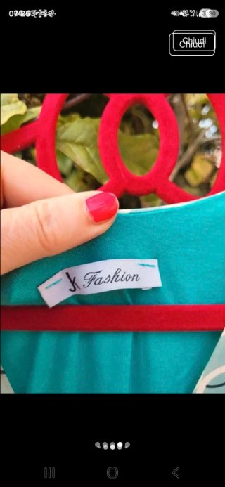 Vestito K fashion fantasia turchese misto viscosa