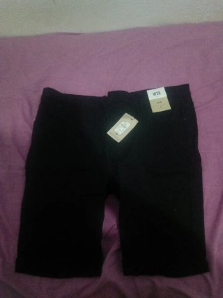 Pantalón Denim Co. Slim Negro Talla M