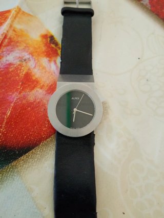 Orologio Alfex Argento e Nero