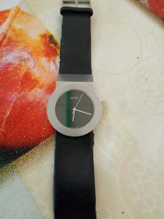 Orologio Alfex Argento e Nero