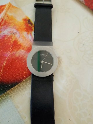 Orologio Alfex Argento e Nero
