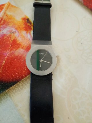 Orologio Alfex Argento e Nero