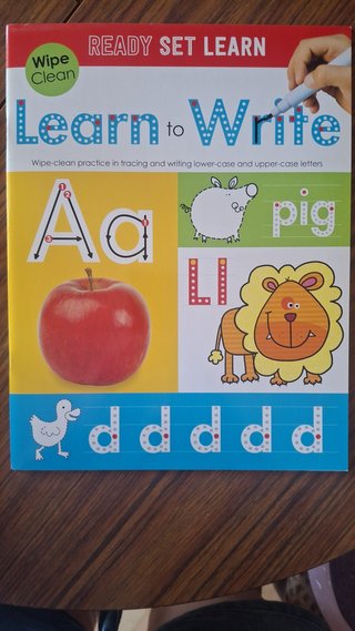Wipe Clean Ready Set Learn 10 Early Learning Bo...
