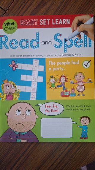 Wipe Clean Ready Set Learn 10 Early Learning Bo...