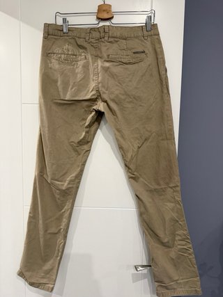 Pantalón chino Zara Man beige talla 40