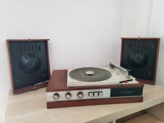 Tocadiscos Maleta Philips Años 60 - decoración