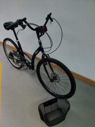 BICI ELOPS 1 CITY BIKE NEGRA 26"PULGADAS DECATHLON