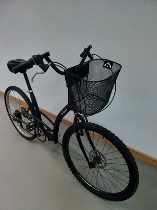 BICI ELOPS 1 CITY BIKE NEGRA 26"PULGADAS DECATHLON