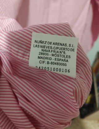 2 Camisas Slim FitTalla L Núñez de Arenas