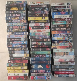 Lote +130 vhs