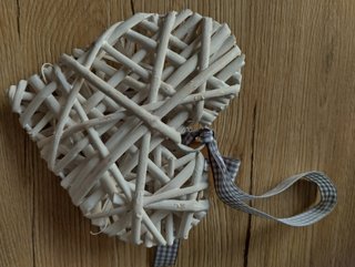 Cuore decorativo shabby chic