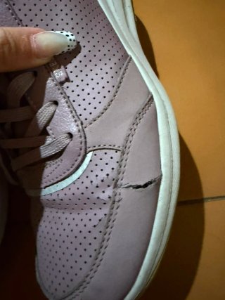 Scarpe Skechers rosa viola con lacci